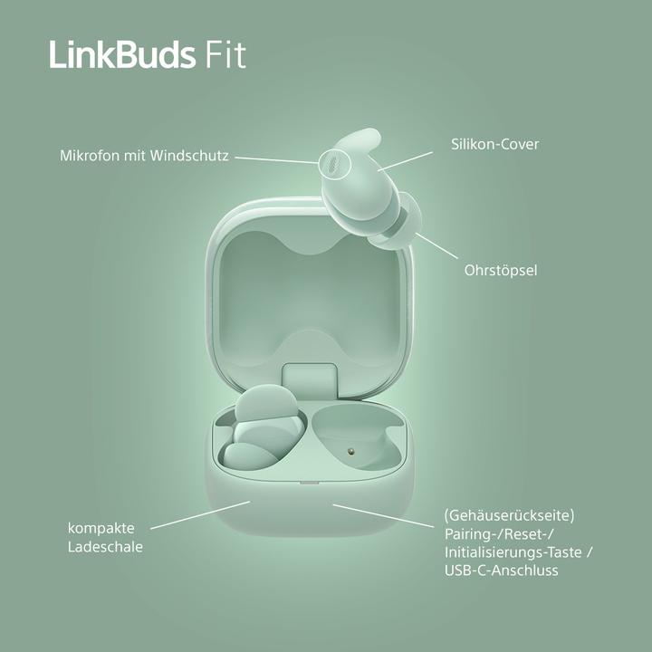 Produktbild Sony LinkBuds Fit (NC, 5.50 h, Kabellos)