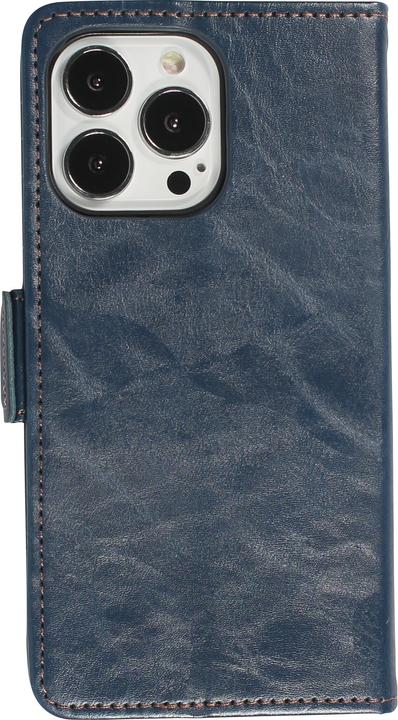 Produktbild PhoneLook Leder Tasche Flip Wallet mit Akzentstreifen & Kartenhalter (Apple iPhone 13 Pro)