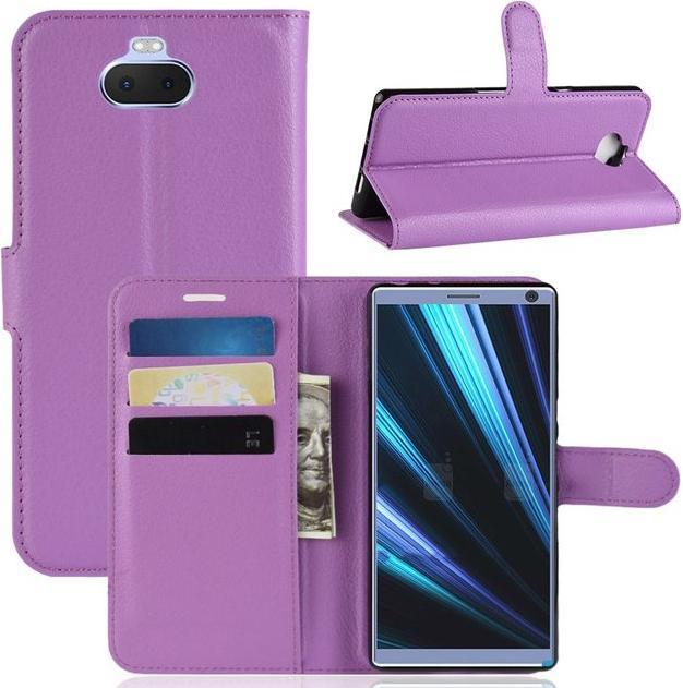 Produktbild MU Classic Litchi Leder Bookcover Series (Sony Xperia 10 Plus)