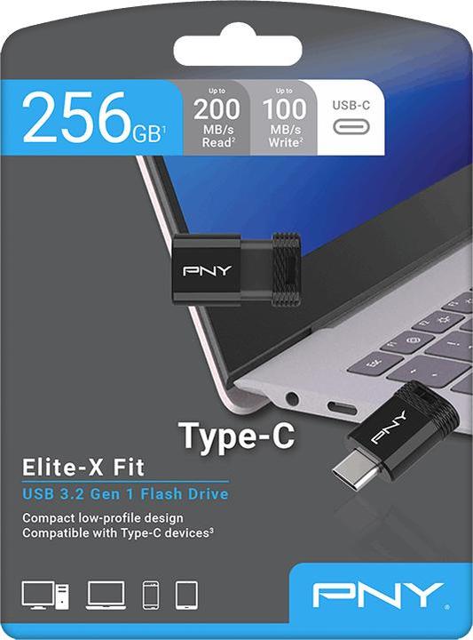 Produktbild PNY Fdi Elite-X Fit Type-C Ucob (256 GB, USB-C)