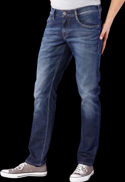 Actual product image Mustang Oregon Tapered crinkle dark rinse (W34/L36)