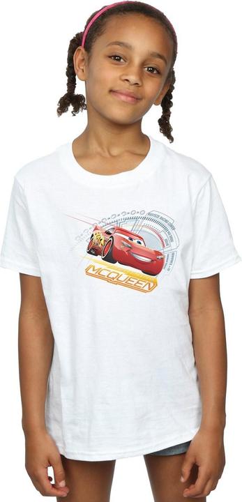 Actual product image Cars Girls Lightning McQueen Cotton T-Shirt (116)