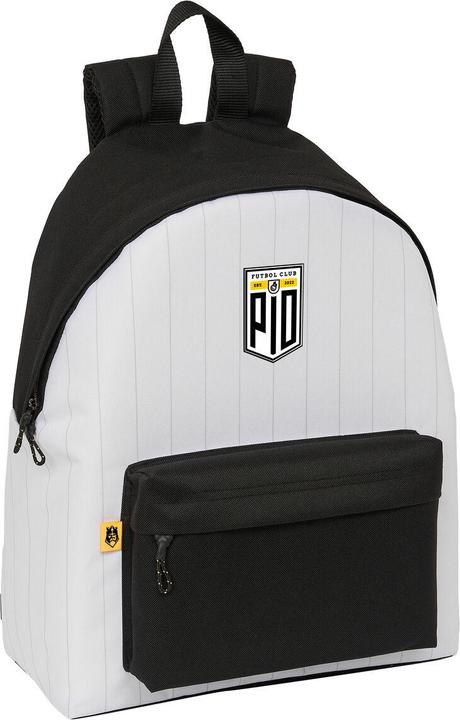Kings League Schulrucksack PÍo Weiss Schwarz 33 x 42 x 15 cm