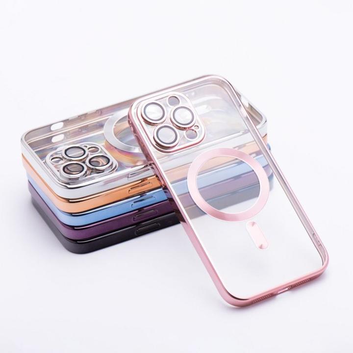 Produktbild OEM Back panel cover ELECTRO MAG COVER case compatible with MagSafe for SAMSUNG S24 Plus rose gold