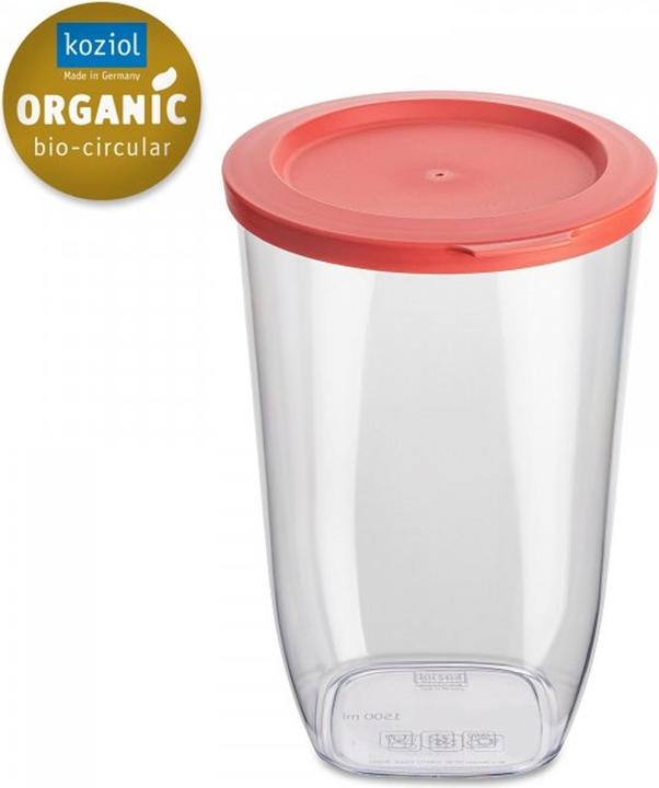 Immagine prodotto Koziol Vaso di conservazione Connect Dry M 1,5 l, Rosso (1.50 l)