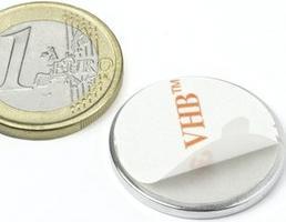 Actual product image Supermagnete Holding magnet 10 x 25 mm, self-adhesive (10 x)