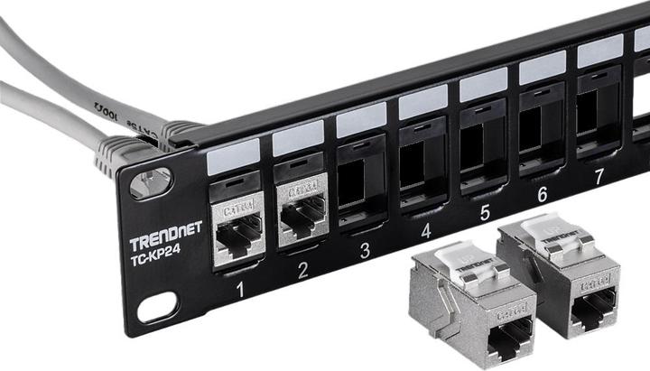 Actual product image Trendnet Cat6A RJ-45 Keystone Inline (Keystone module)