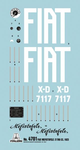 Actual product image Italeri Fiat Mefistofele
