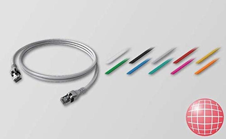 Actual product image Easylan PushPull patch cable Cat. DualBoot 1:1 (CAT6a, 5 m)