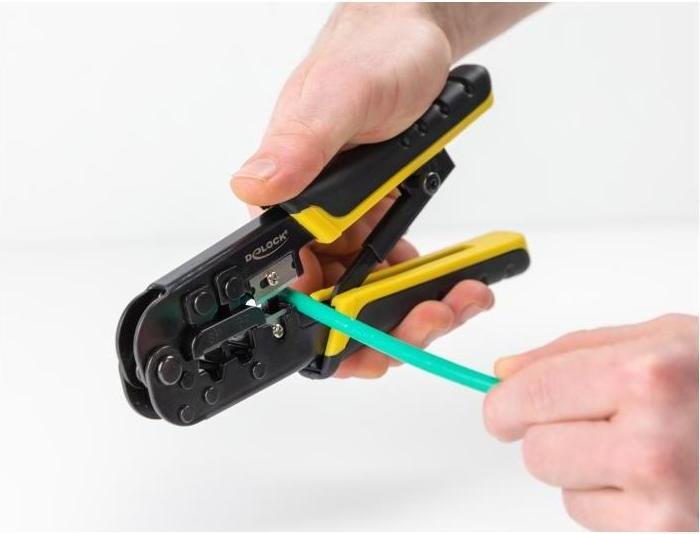 Actual product image Delock Crimping Pliers Universal with Stripper (188 mm)