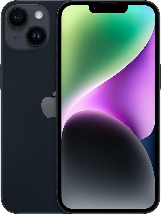 Re!commerce iPhone 14 (128 GB, Midnight, Nero, 6.10", 12 Mpx, SIM + eSIM, A / Come nuovo)