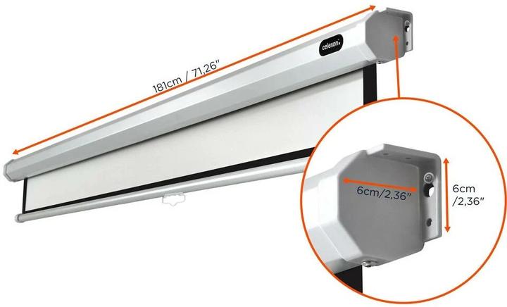 Actual product image Celexon Rollo Economy, Canvas, 16:9 (72.44", 16:9)