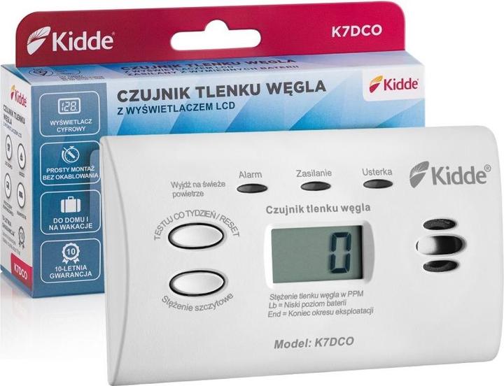 Produktbild Kidde Czujnik czadu z wyświetlaczem K7DCO