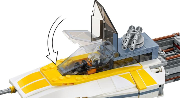 Actual product image LEGO Y-Wing starfighter (75181, LEGO Rare Sets, LEGO Star Wars)