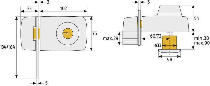 Immagine prodotto Abus 7035 W EK