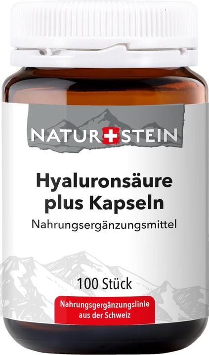 Actual product image Naturstein Hyaluronic acid plus (100 Piece, Capsules, 136 g)