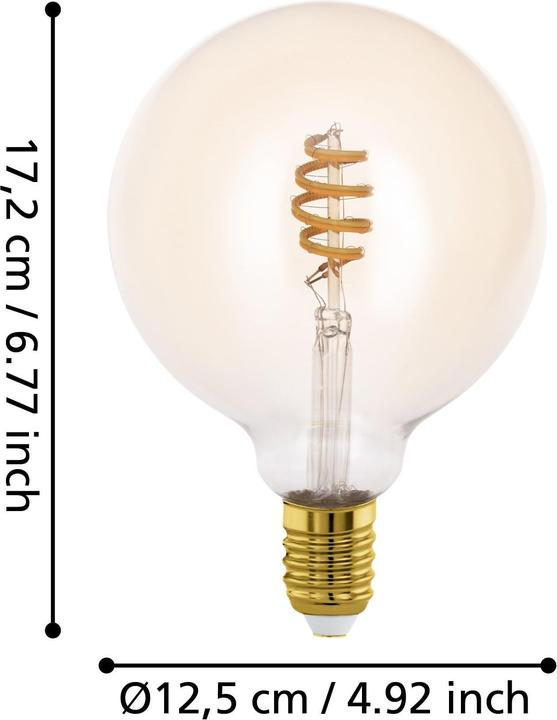 Immagine prodotto EGLO Illuminante (E27, 4.90 W, 360 lm, 1 x, G)