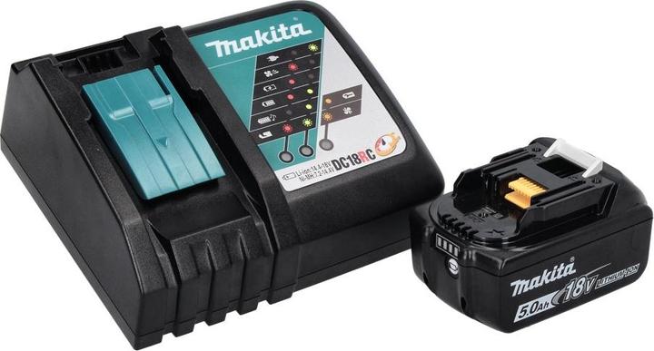 Produktbild Makita DHP 486 RT1J Akku Schlagbohrschrauber 18 V 130 Nm Brushless + 1x Akku 5,0 Ah + Ladegerät + Ma (Akkubetrieb)