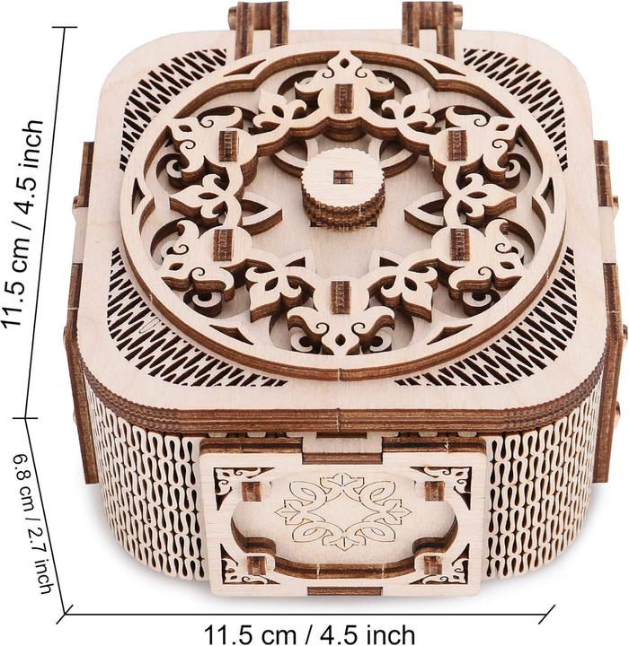 Immagine prodotto Homava Kit di costruzioni in legno 3D mini carillon/gioiello (61 pezzi)
