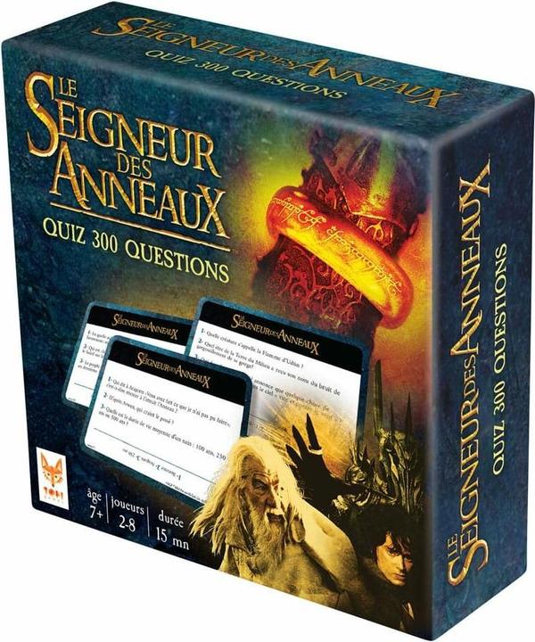 Topi games Le Seigneur des Anneaux gioco di carte Quiz 300 Domande *FRANCAIS* (Francese)