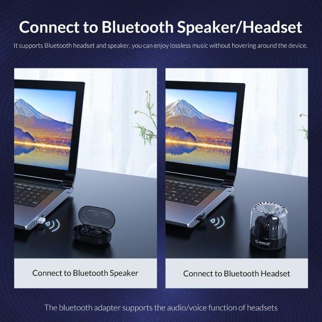 Immagine prodotto Orico Adapter USB Bluetooth to PC (Trasmettitore e ricevitore)