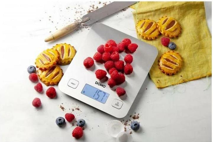 Immagine prodotto Domo DO9239W. Tipo: Bilancia elettronica da cucina, Capacità massima di peso: 5 kg, Precisione: 1 g.