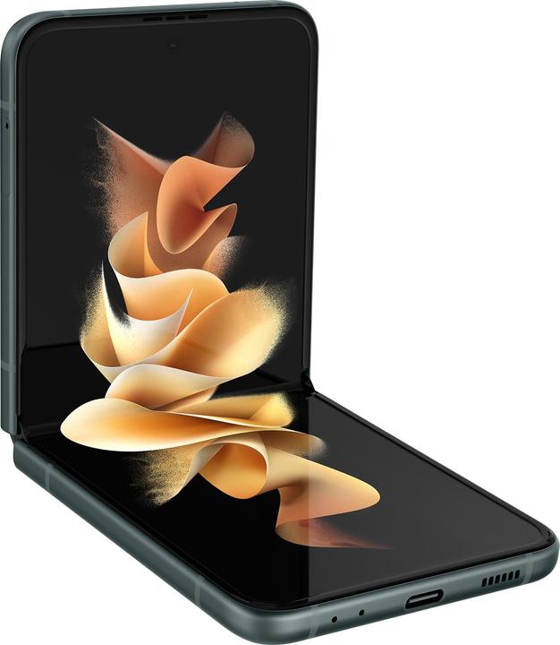 Actual product image Samsung Galaxy Z Flip3 5G EU (128 GB, Green, 6.70", SIM + eSIM, 12 Mpx, 5G)