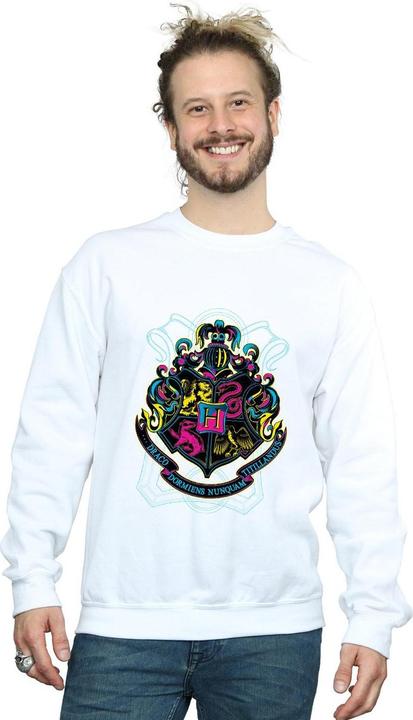 Immagine prodotto Neon Hogwarts Crest Felpa Uomo (L)