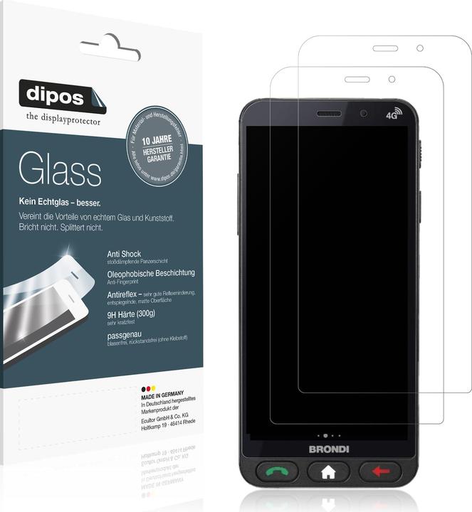 Actual product image Dipos Anti-Shock Screen Protector Matte (1 Piece, Brondi Amico)