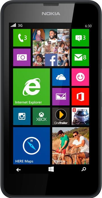 Nokia Lumia 635 (8 GB, Black, 4.50", 5 Mpx, 4G)