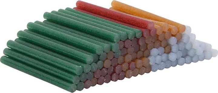 Creativ Company Lijmstiften goud/groen/rood/zilver, 100 stuks.