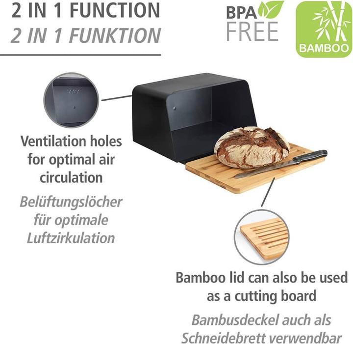 Image du produit Wenko Boîte à pain 'Kubo