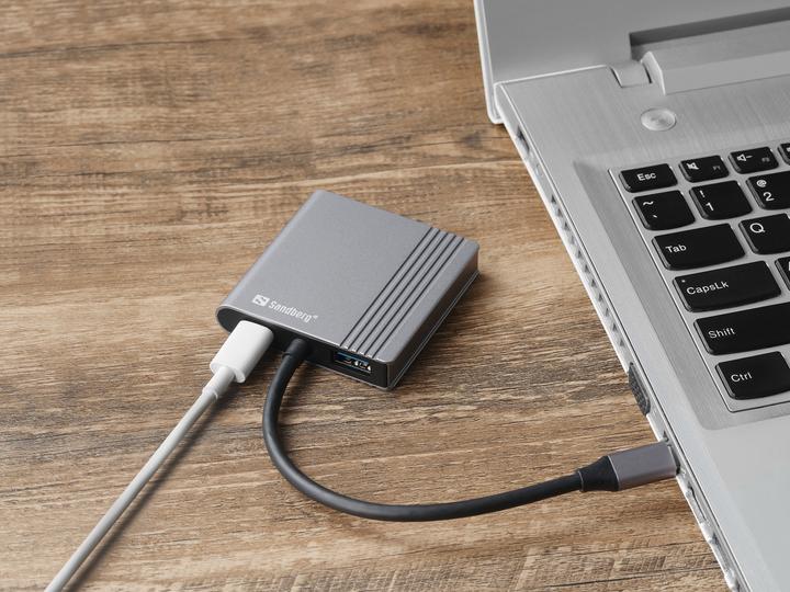 Image du produit Sandberg Station d'accueil (USB-C, 3 Ports)