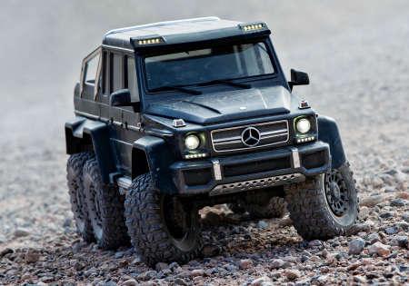 Image du produit Traxxas CRAWLER TRX-6 1:10 6WD EP RTR MERCEDES G63 AMG 6x6 - BLACK SANS chargeur et SANS accu (RTR Prêt à fonctionner)