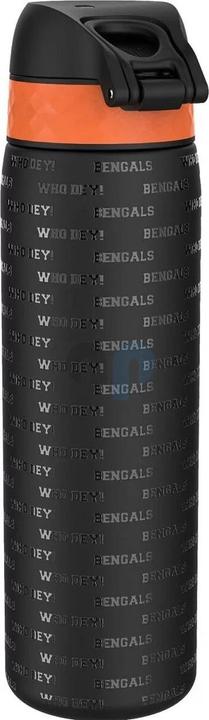 Produktbild ION8 NFL - Cincinnati Bengals - Auslaufsichere schlanke Wasserflasche, Edelstahl, 600ml (0.60 l)