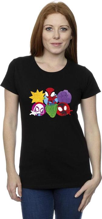 Immagine prodotto Spidey And His Amazing Friends Faces Maglietta Donna (M)
