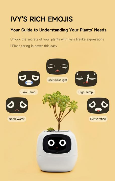 Actual product image Plantsio Ivy Smart Planter