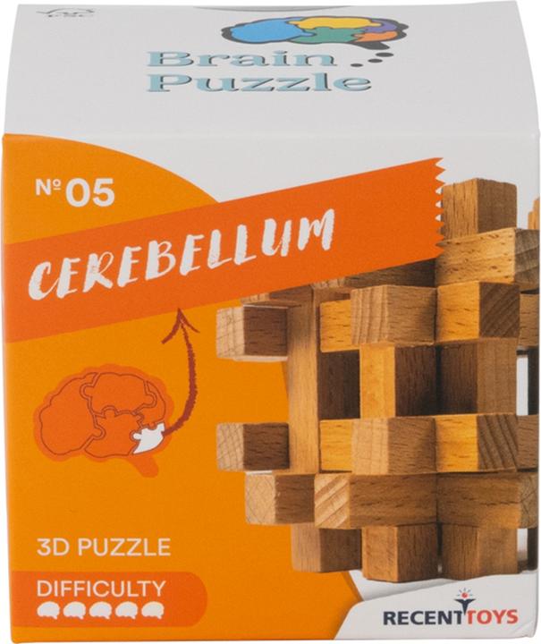 Image du produit Recent Toys Brain Puzzle Nr.5 Cerebellum (Allemand)