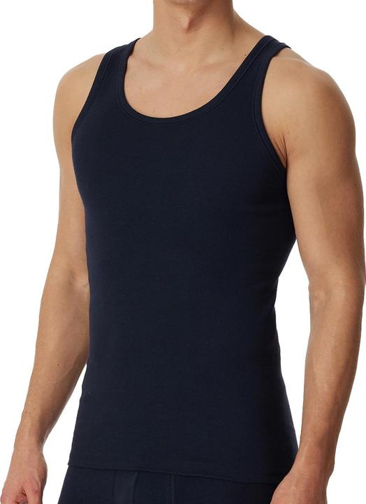 Actual product image Schiesser 4 Pack Cotton Essentials Fine Rib Undershirt / Tank Top (XXL)