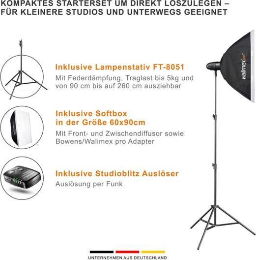 Actual product image Walimex pro Newcomer 300 II Set Double (300 W, Set)