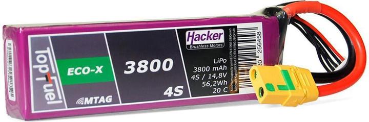 Produktbild Hacker LiPo Pack TF ECO-X 3800mAh 4S MTAG (14.80 V, 3800 mAh)
