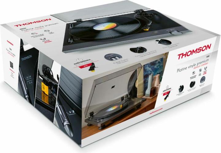 Image du produit Thomson TT700 platine vinyle noir (Semi-automatique)