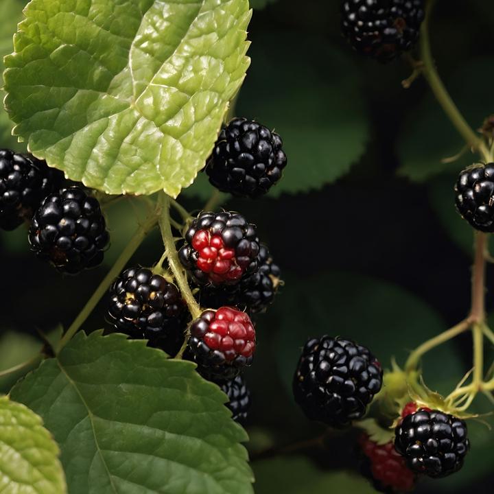 Immagine prodotto Plant in a Box Rubus fruticosus Thornfree - set di 4 piante di mora (50 cm)