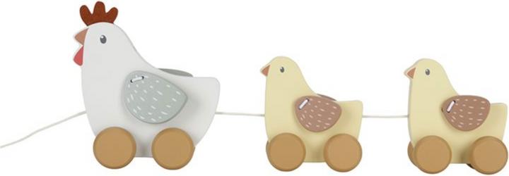 Little Dutch Pull-along chicken Little Farm FSC