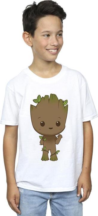 Actual product image Boys I Am Groot Chibi Wave Pose T-Shirt (116)