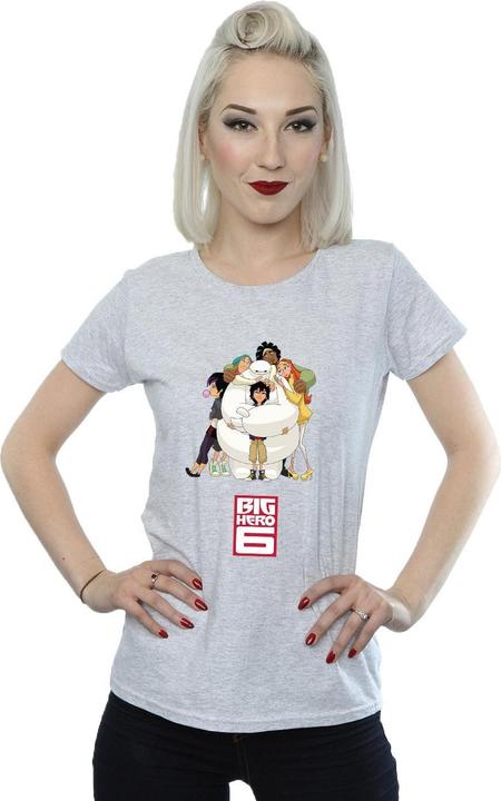 Actual product image Disney Womens/Ladies Big Hero 6 Baymax Hug Cotton T-Shirt (M)