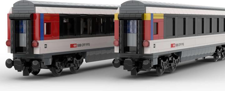 Produktbild Mobabricks Inter City-Schnellzug Set
