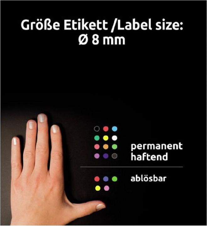 Produktbild Avery Abnehmbare Markierungspunkte
