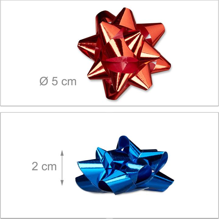 Produktbild Relaxdays 200x Geschenkschleife (Geschenkverzierung, 200 x)