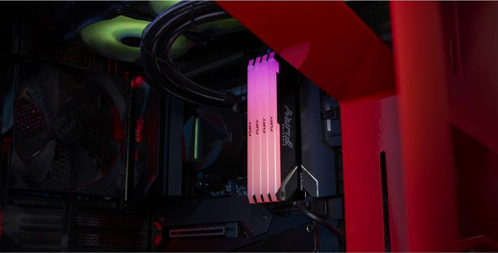 Actual product image Kingston Fury Beast (2 x 8GB, 3600 MHz, DDR4-RAM, DIMM)